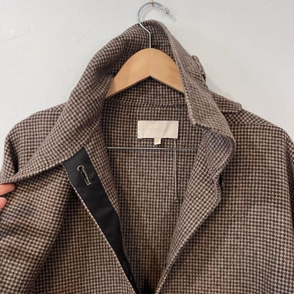 Vanessa Bruno Womens Brown Wool and Cashmere Blend Coat Size 36 Small Oversized - Picture 12 of 16